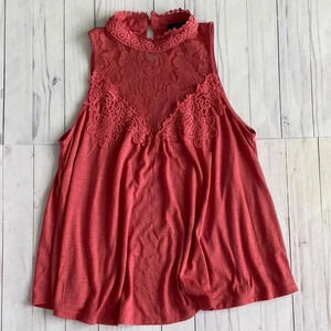 Rue 21 Coral‎ Sleeveless Top Sz M